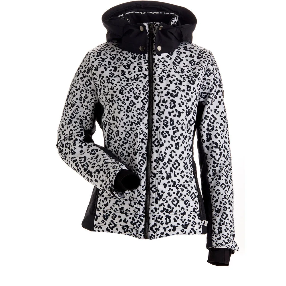 Chamonix Faux Fur Print Ski Jacket - Womens