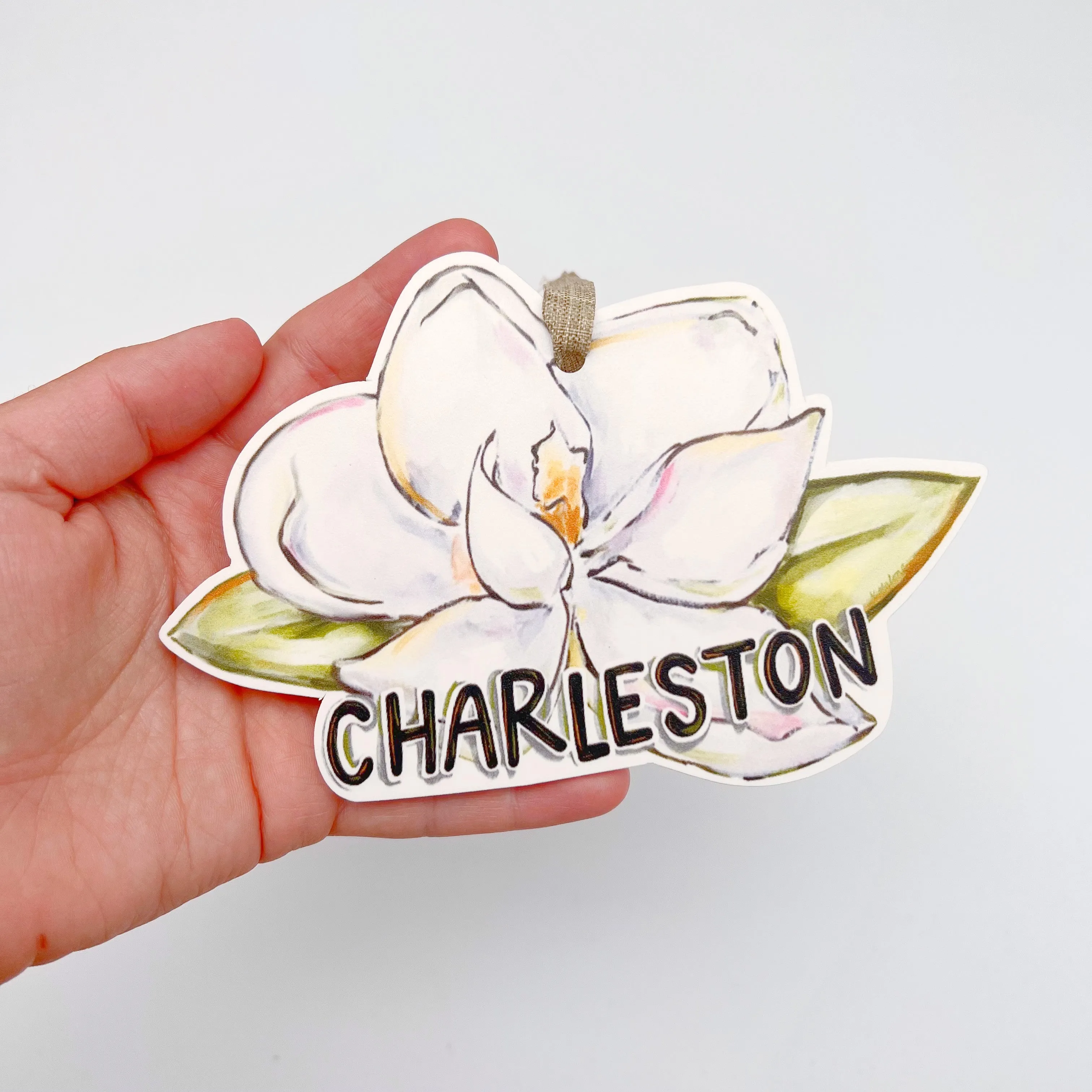 Charleston Magnolia Ornament - ONLINE EXCLUSIVE