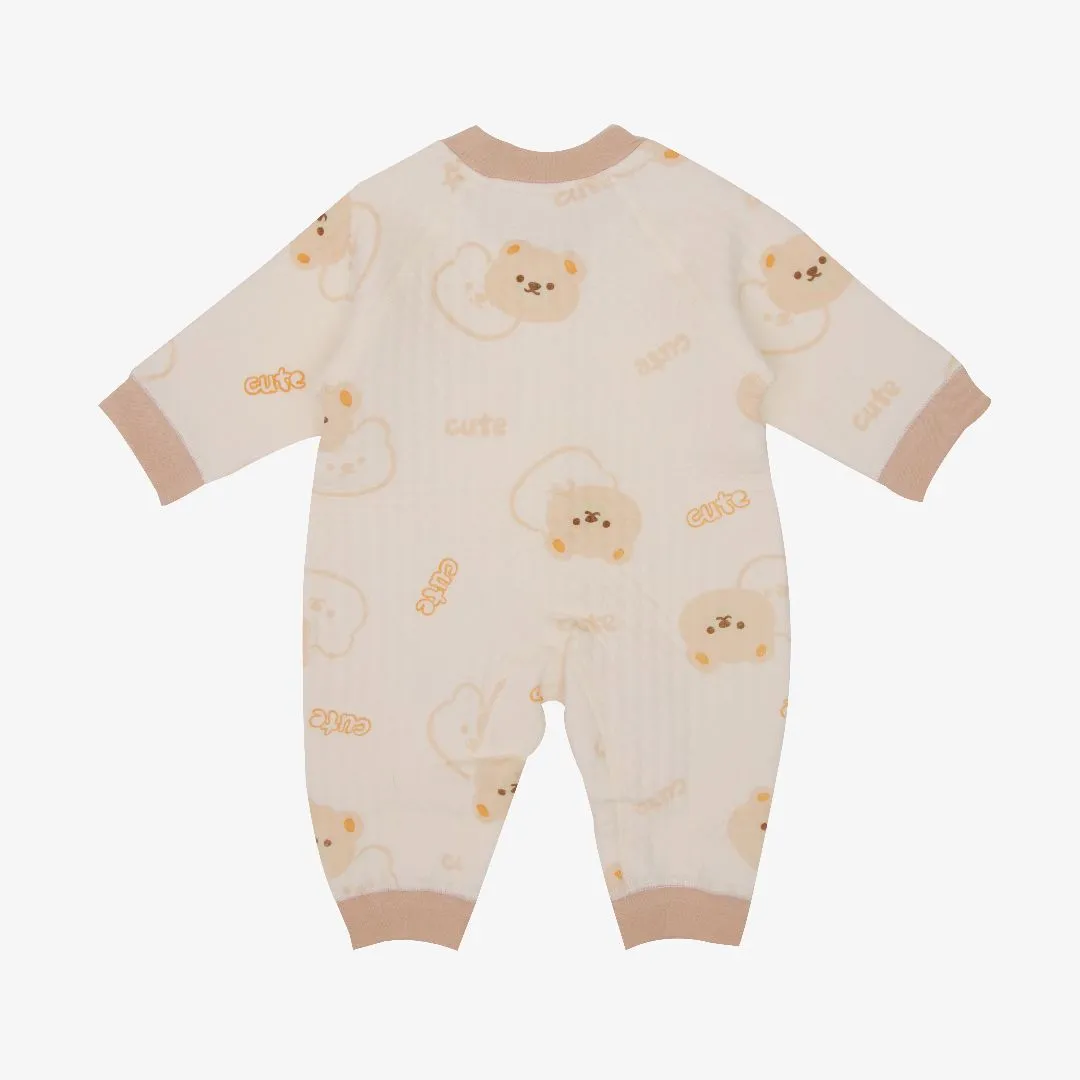 Cherry Teddy Bodysuits for babies (Pack of 2)