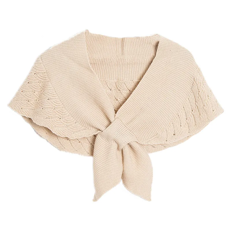 Chic Weekend Warmth: Durable, Windproof Knitted Scarf - A Featherless, Elastic Fashion Statement for Women