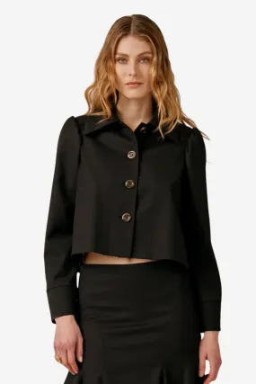 Classique Cropped Jacket Black