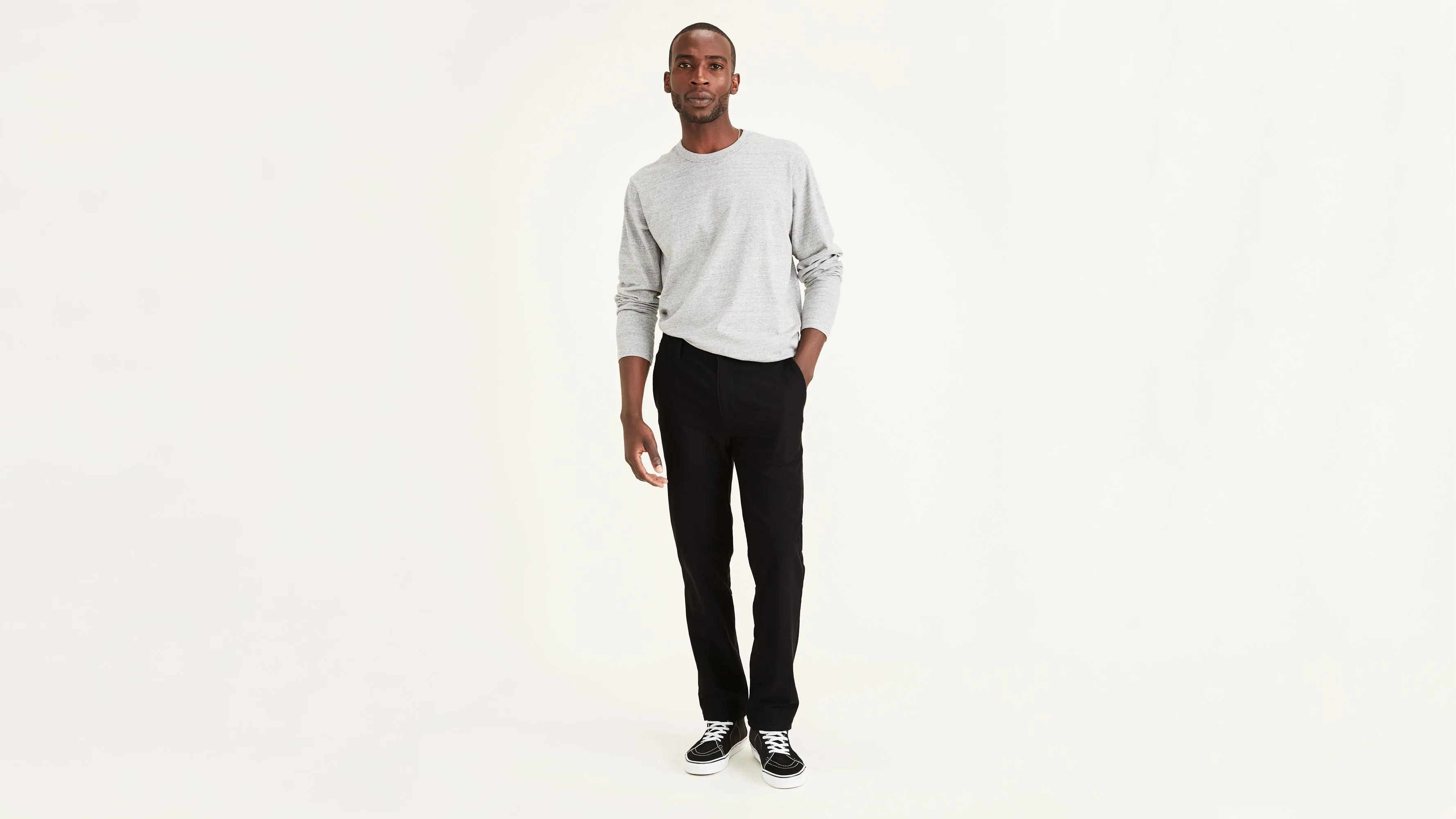 Comfort Knit Chinos, Slim Fit