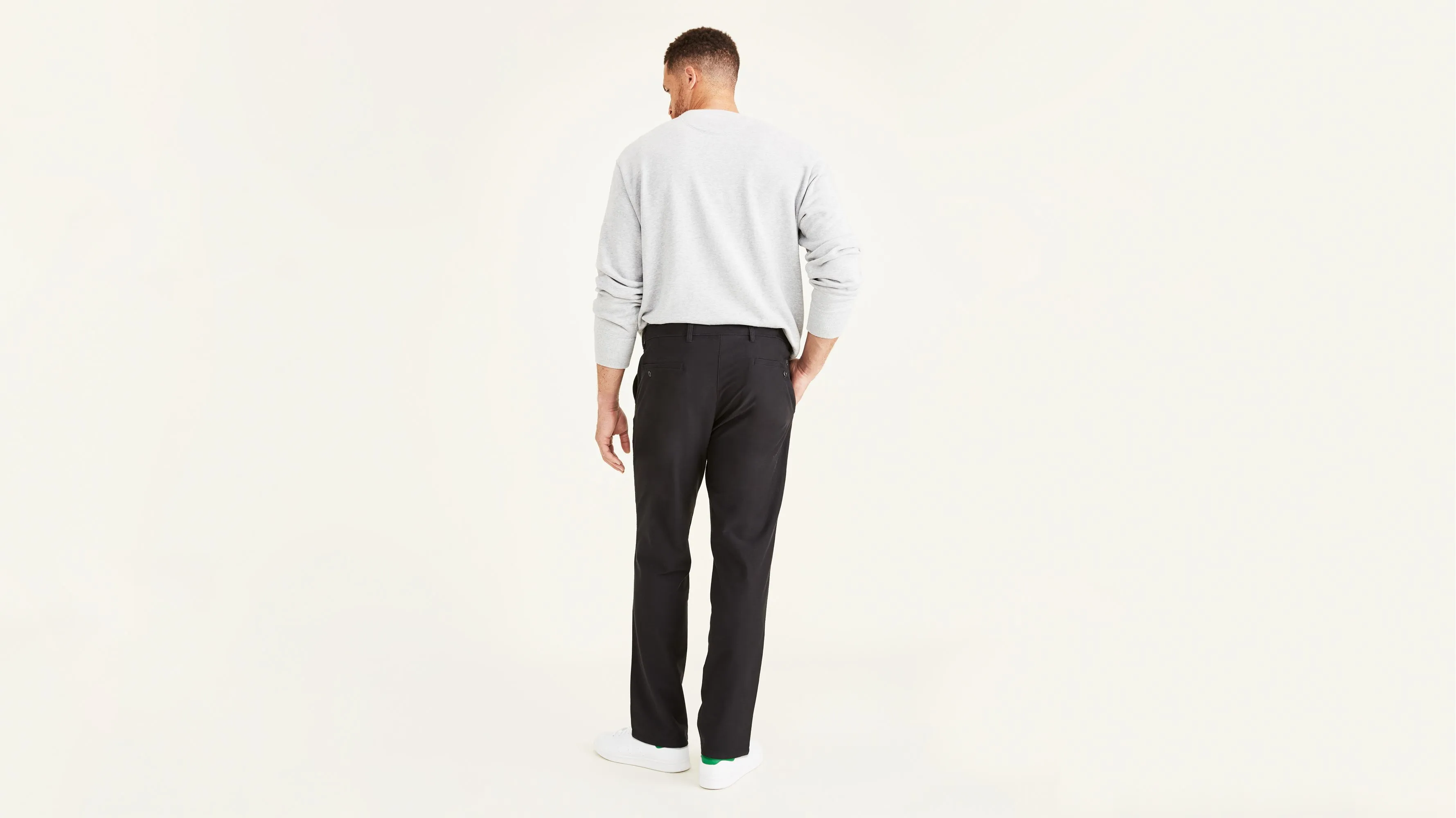 Comfort Knit Chinos, Straight Fit