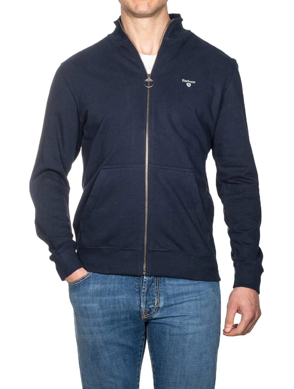 Cooklaw Zip Up Top Navy