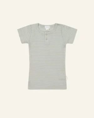 COTTON HENLEY TEE