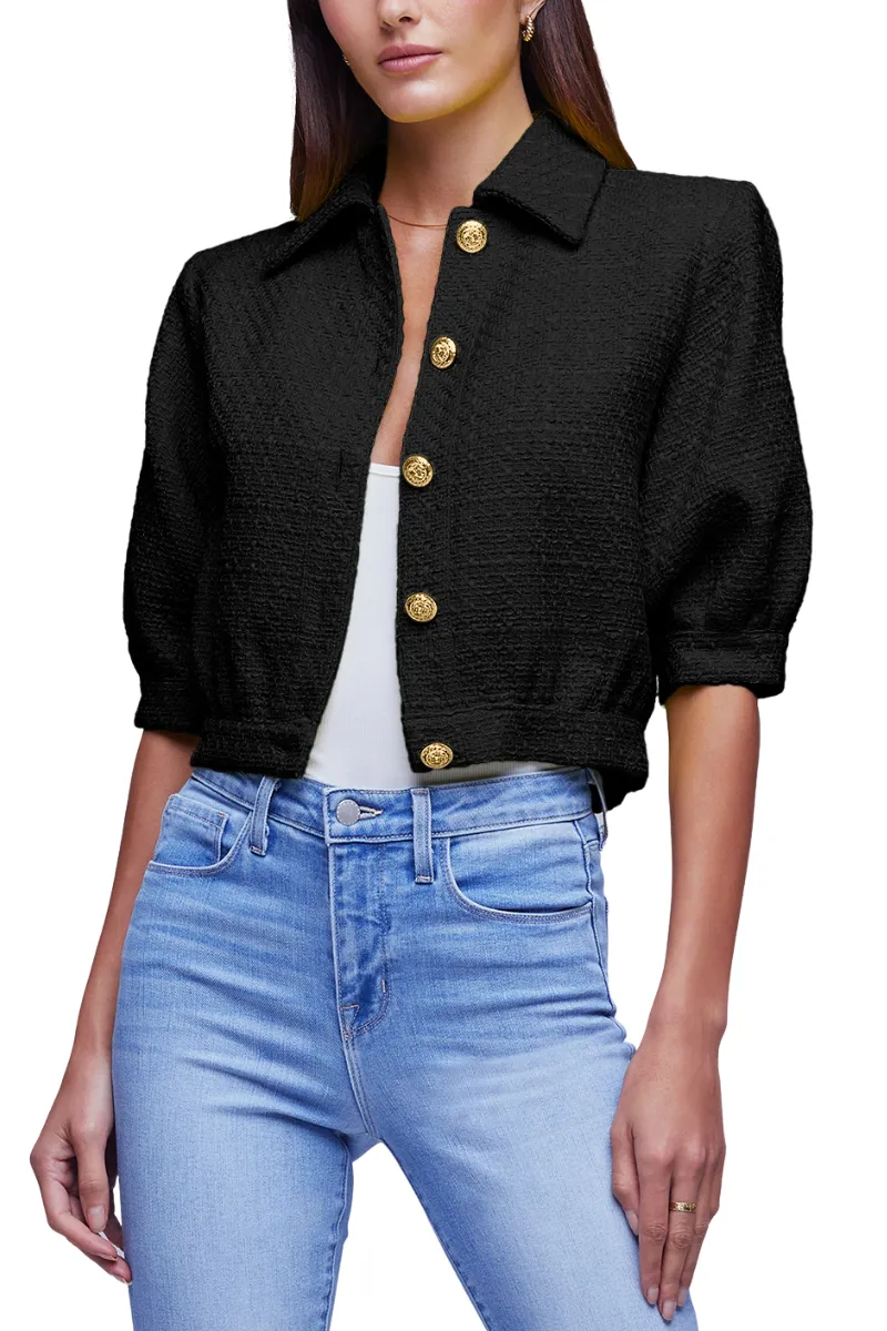 Cove Cropped Tweed Jacket