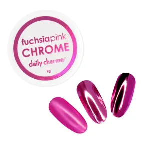 Daily Charme - Mirror Fuchsia Pink Chrome Powder