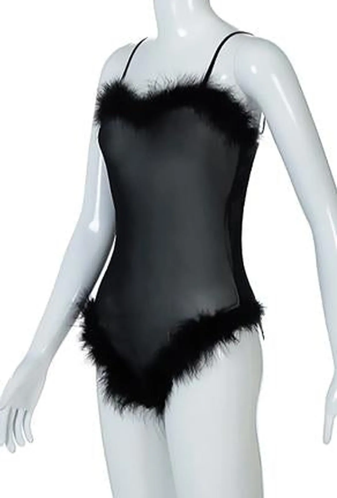 DeASIA - FUR DETAIL BODYSUIT