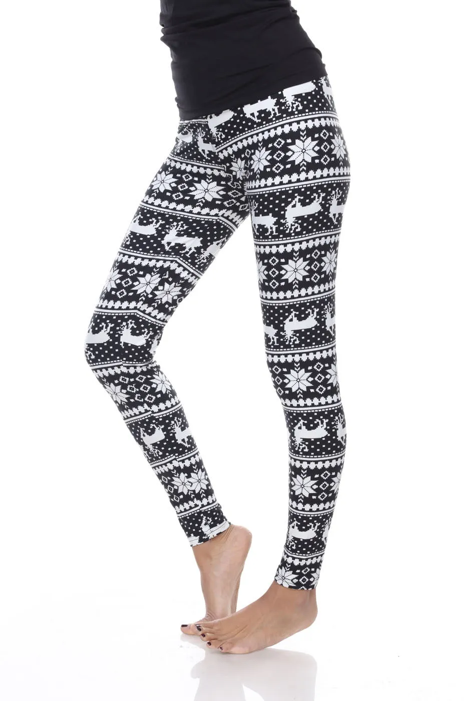 'Deer Valley' Print Leggings