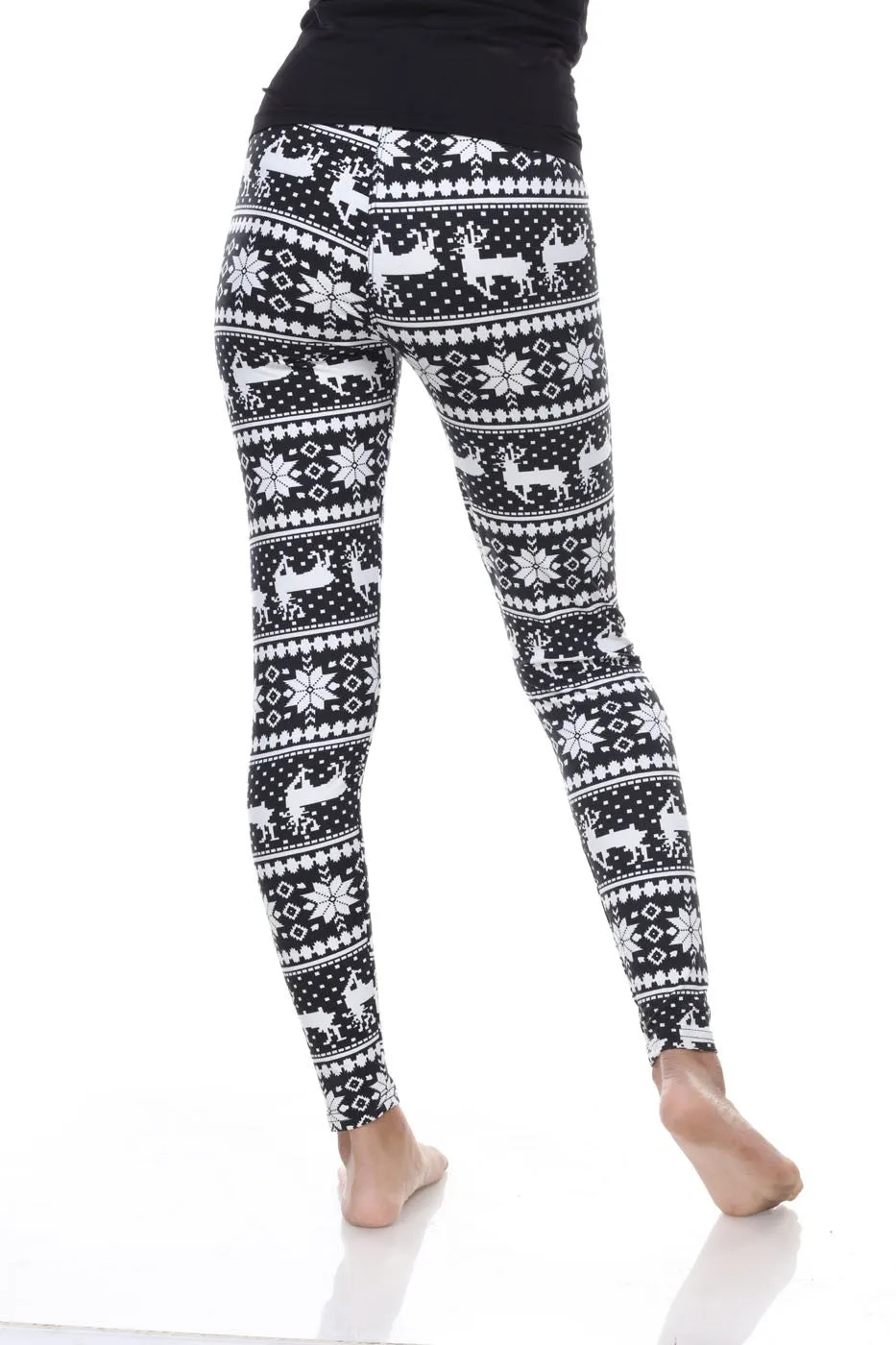 'Deer Valley' Print Leggings