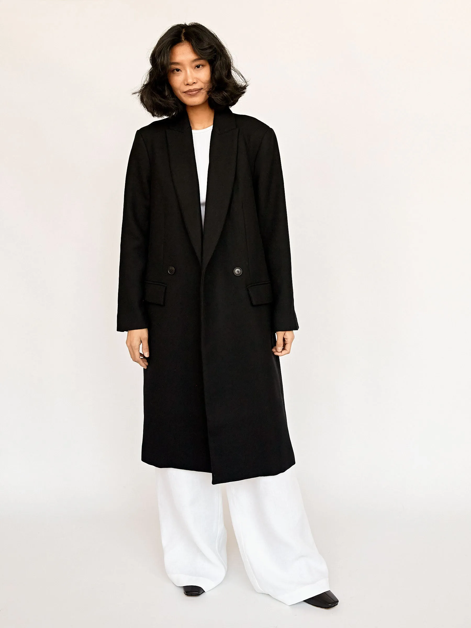 Double Breasted Wool Coat