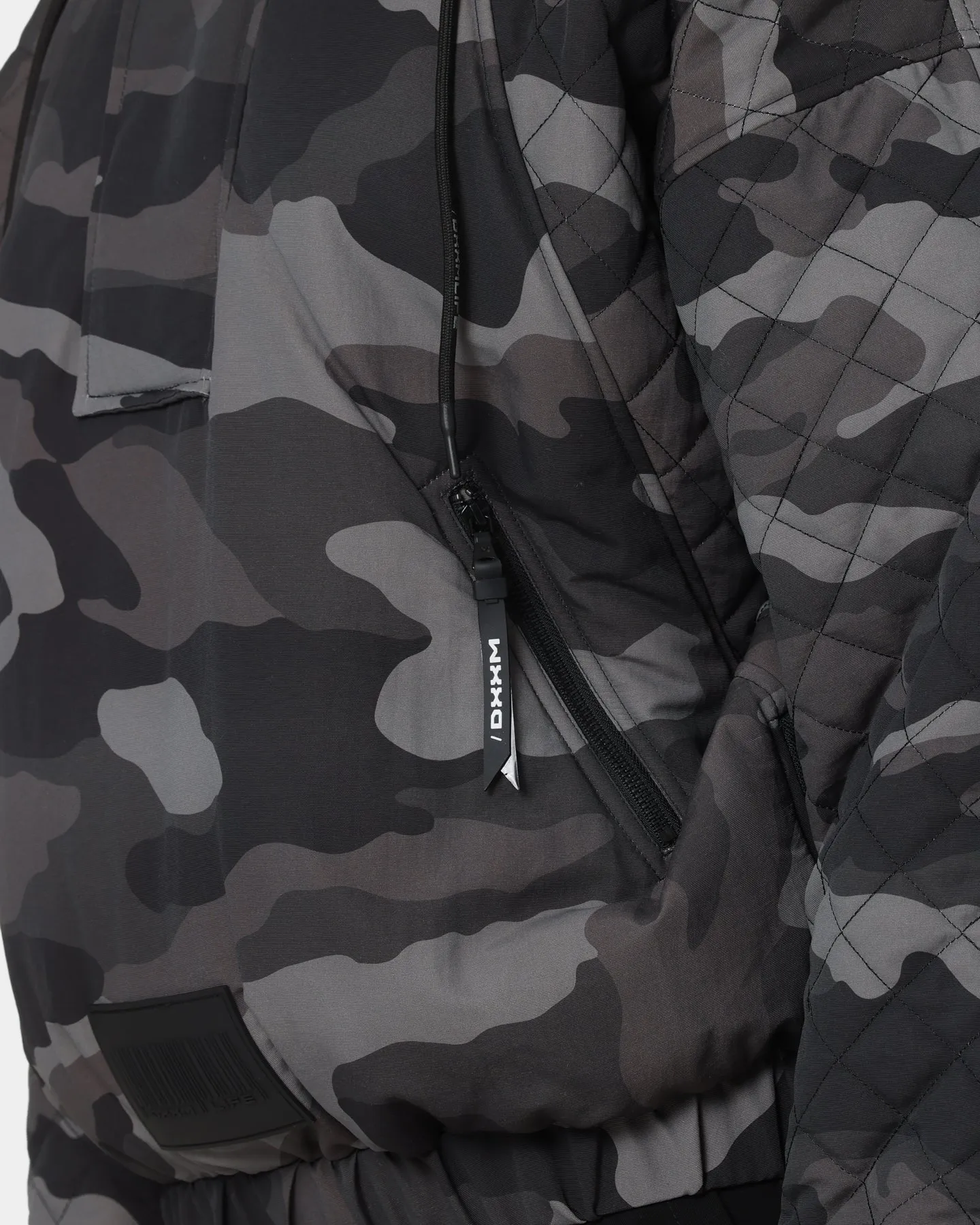 DXXMLIFE L-3 Quilted AnXrak Nid Jacket Grey Camo