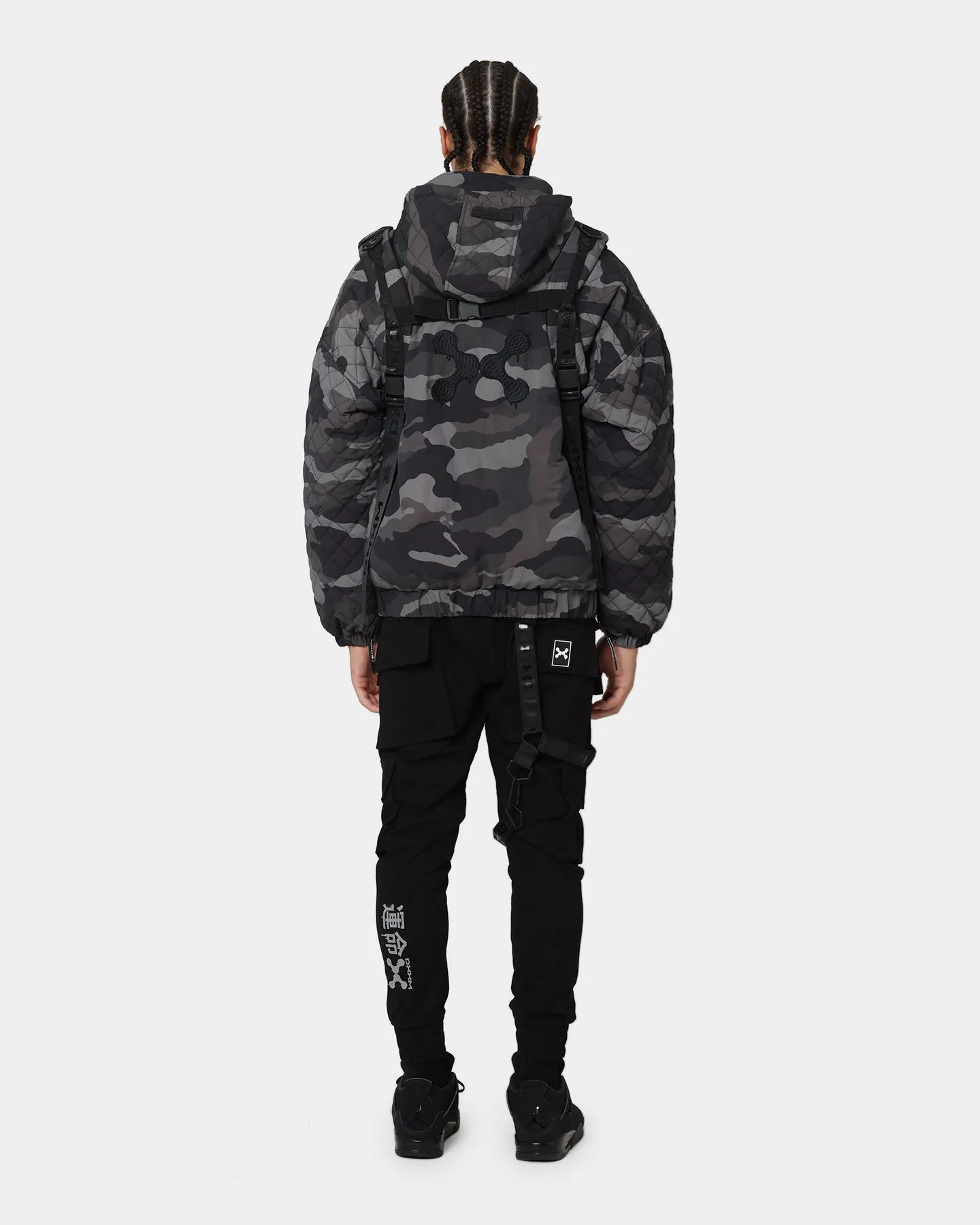 DXXMLIFE L-3 Quilted AnXrak Nid Jacket Grey Camo