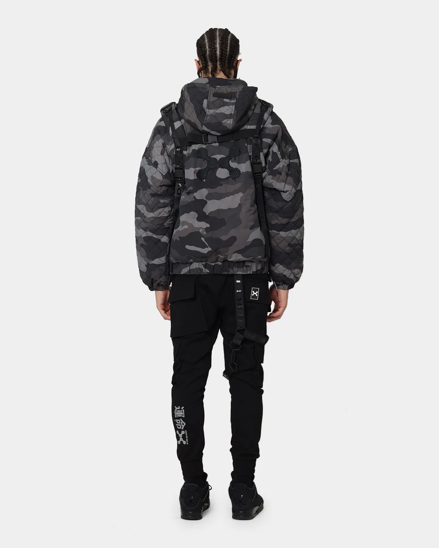 DXXMLIFE L-3 Quilted AnXrak Nid Jacket Grey Camo