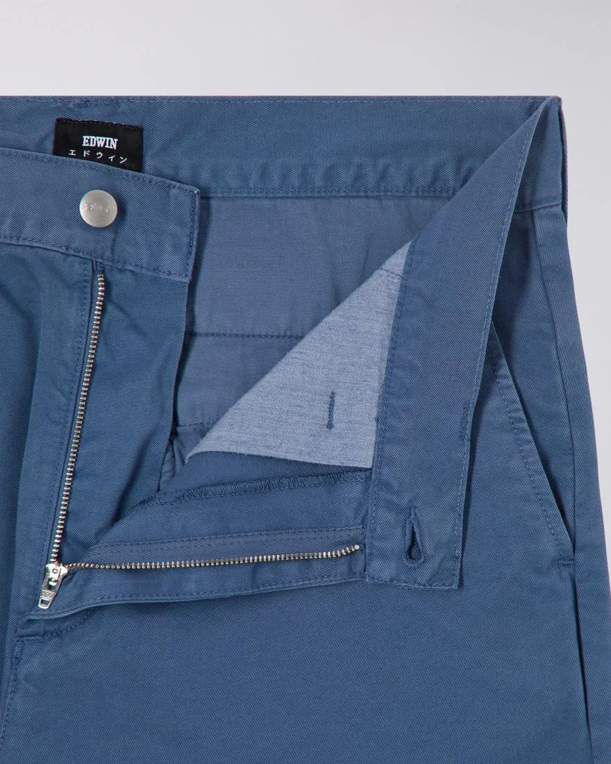 Edwin - Jaga Loose Pant - Compact Twill - Cornet Blue