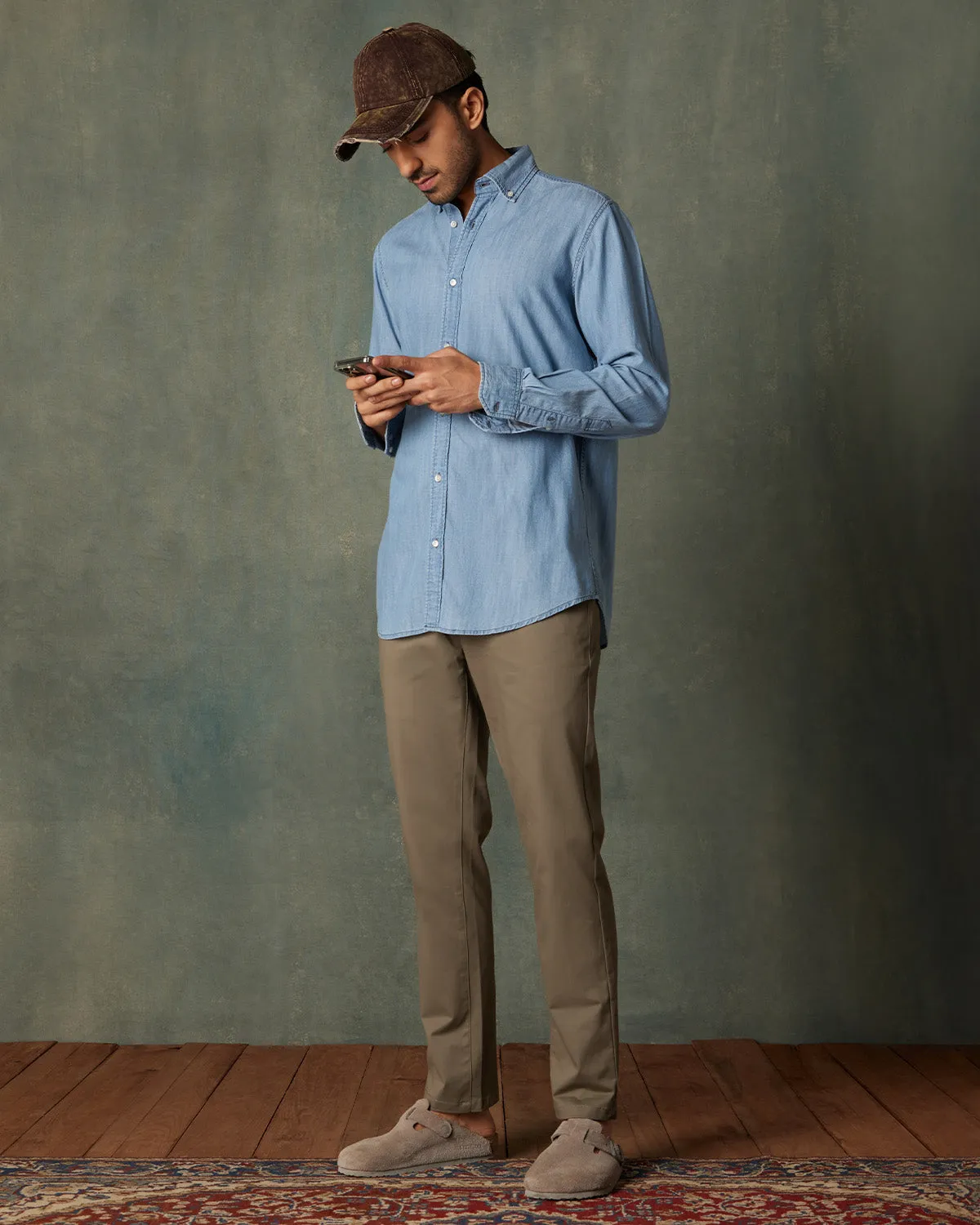 Elevate Everyday Stretch Chinos - Light Olive