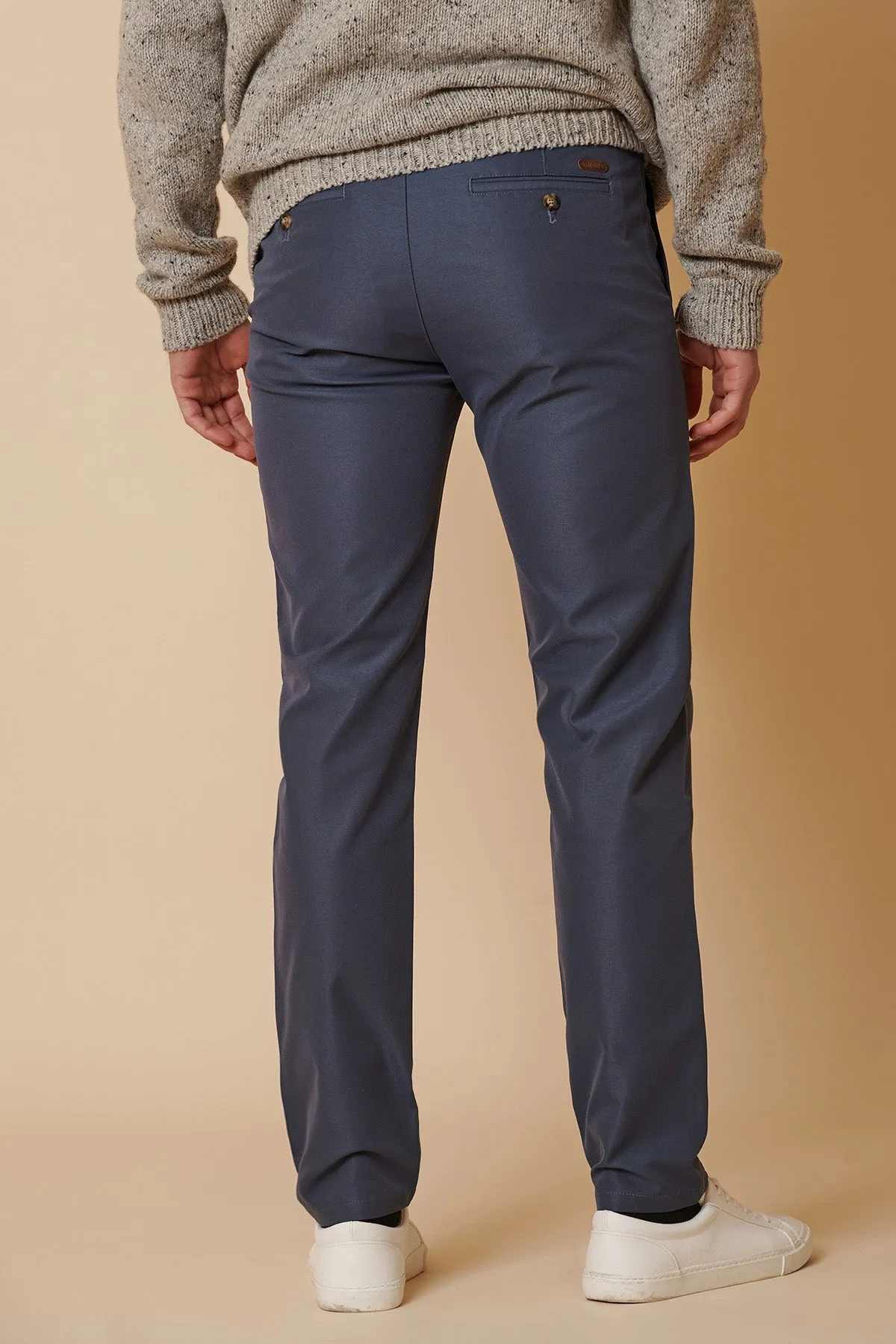 ENZO - Grey Blue Chinos