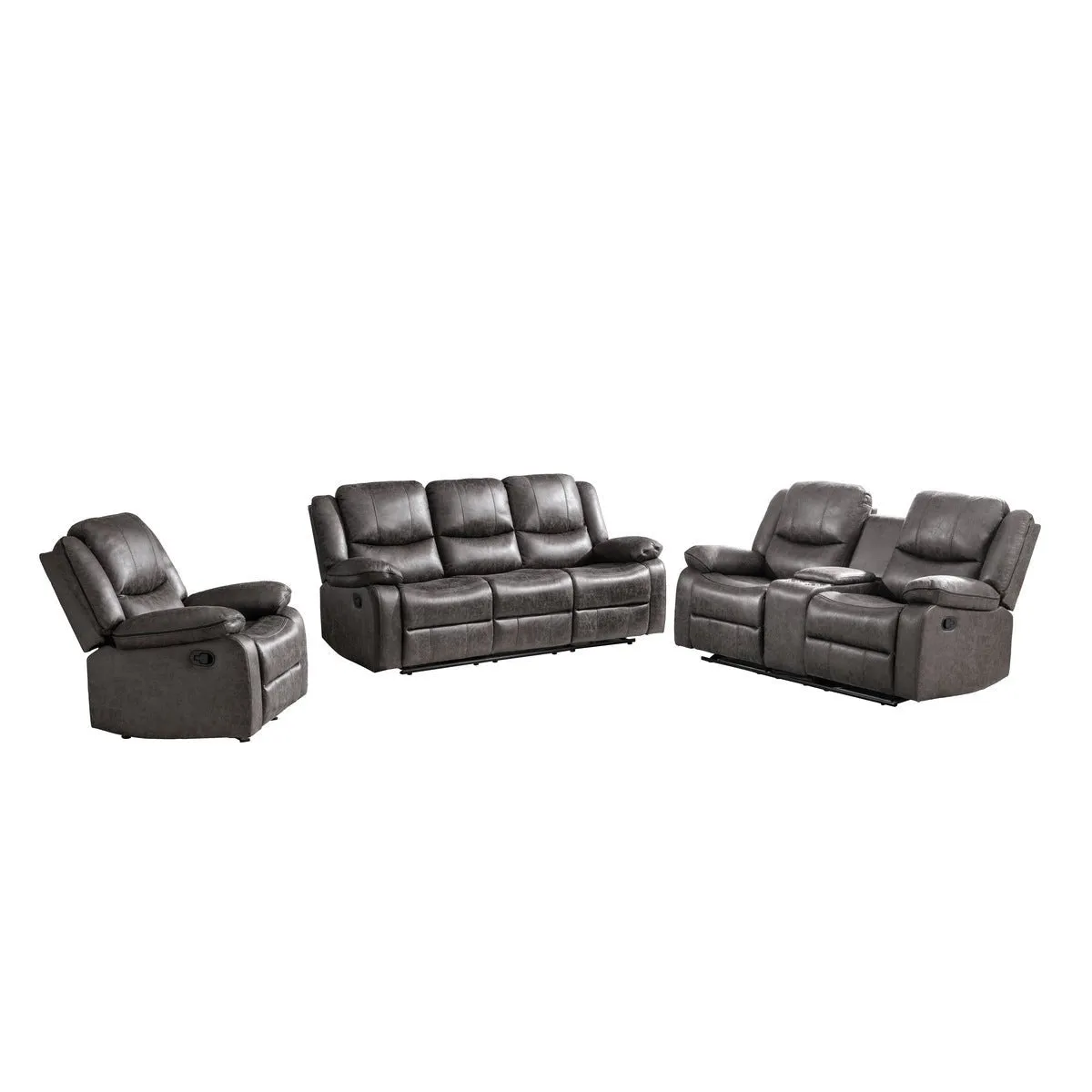 Everett Reclining Glider Loveseat with Center Console