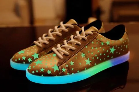 Fashion Kawaii Stars Luminous Sneakers  AD3520