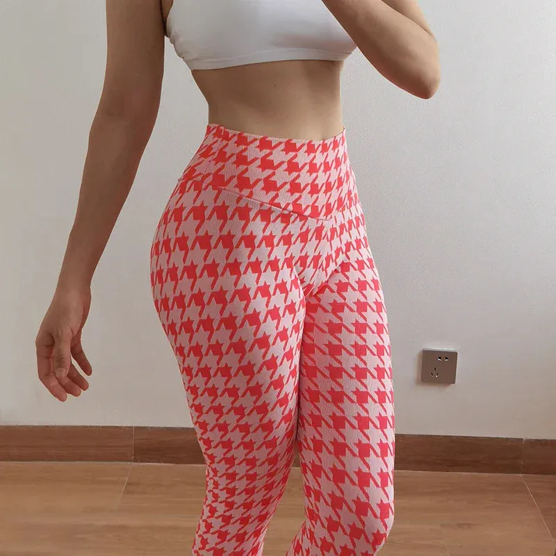 Fashion Print Seamless Gym Women's Leggings