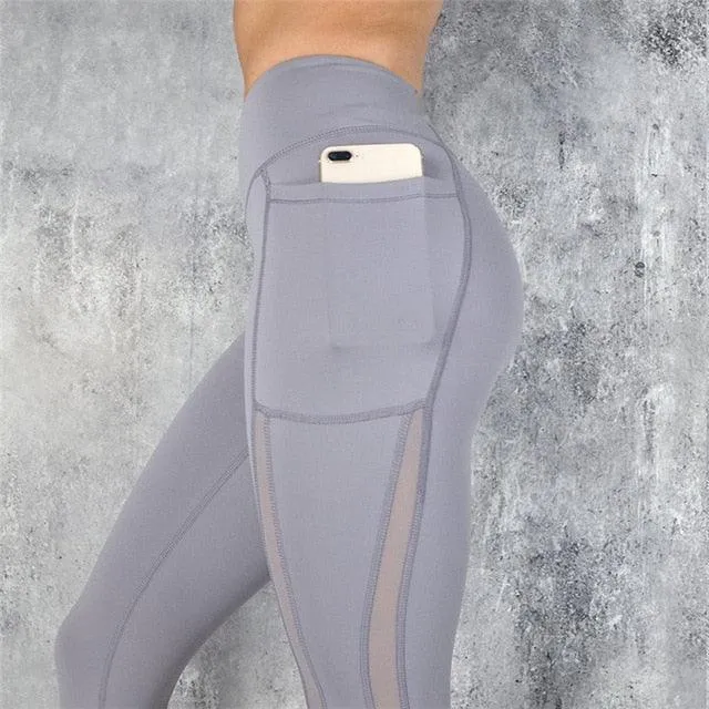 Fitness Women Leggings  - Push up Women High Waist  Pocket Workout Leggings - Fashion Casual (TBL)(F31)