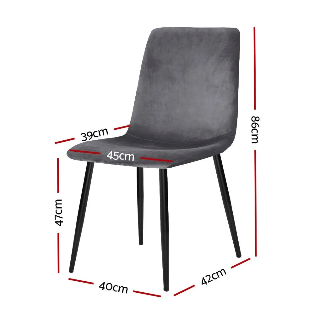 Four Modern Dining Chairs