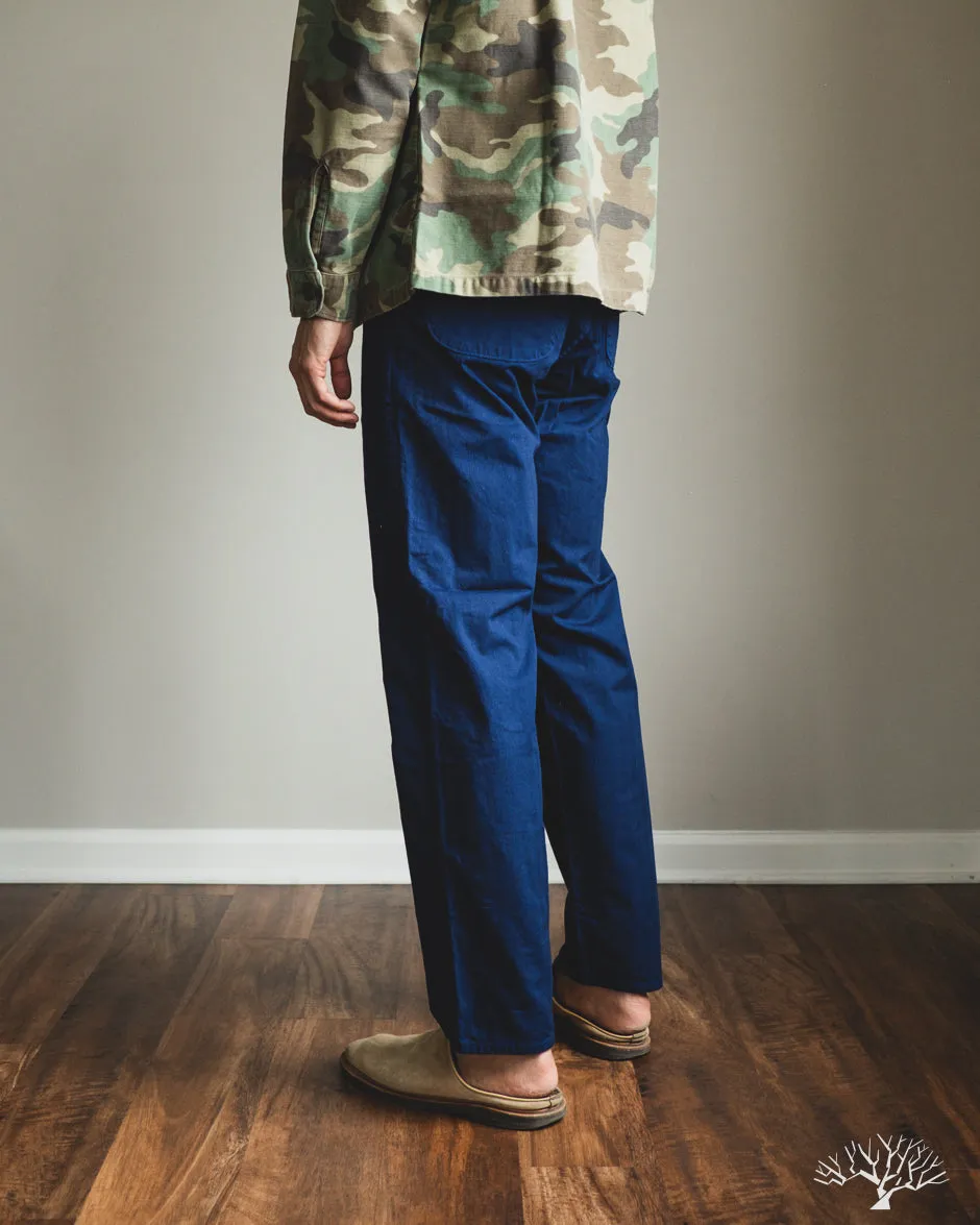 French Work Pants - Blue