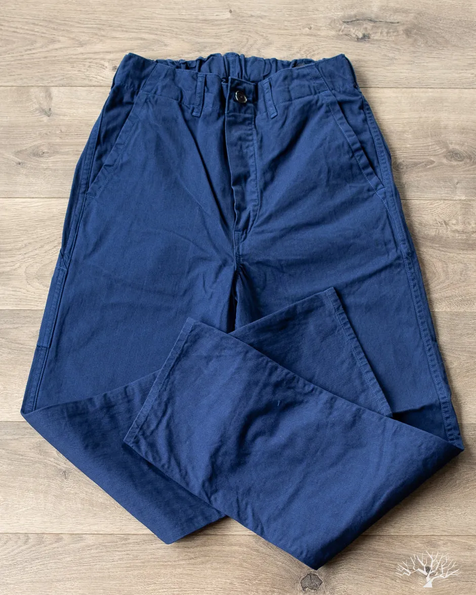 French Work Pants - Blue