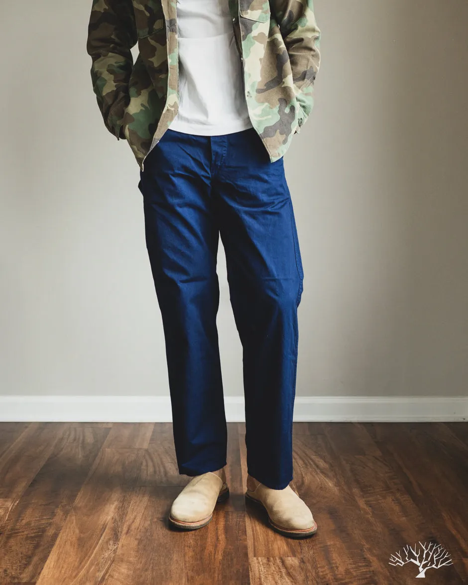 French Work Pants - Blue