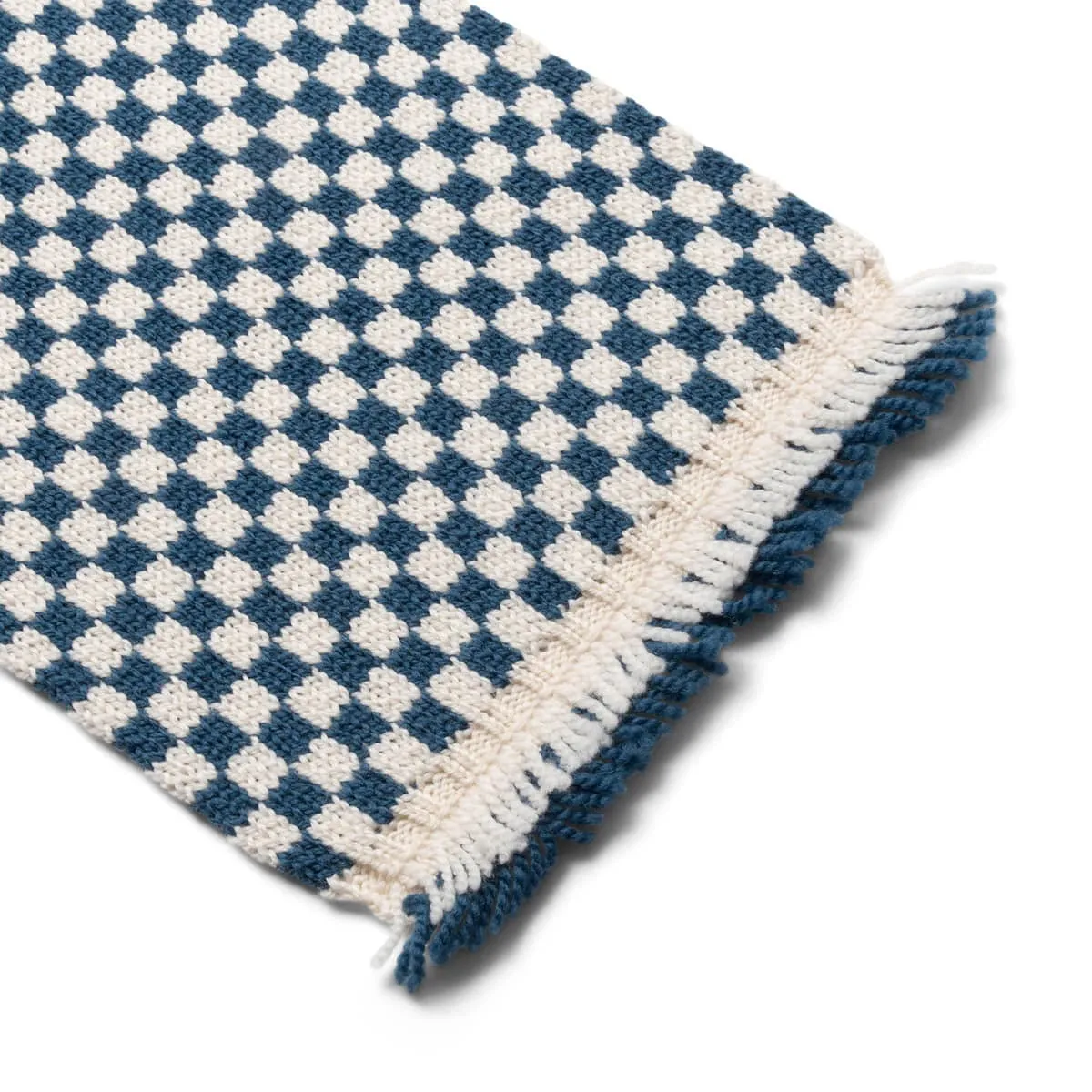 FRINGE CHECK SCARF