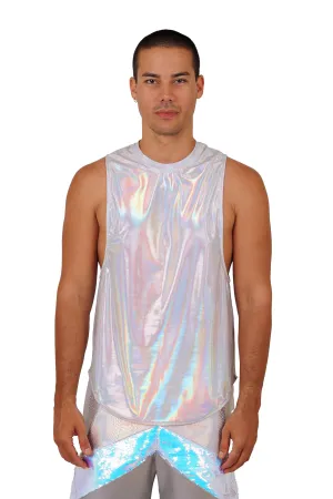 Frosted Drop Arm Tank Top