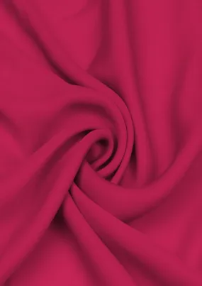 Fuchsia Pink 60" Luxury Soft Touch Florenza Crepe Fabric Dress & Craft Non Stretch