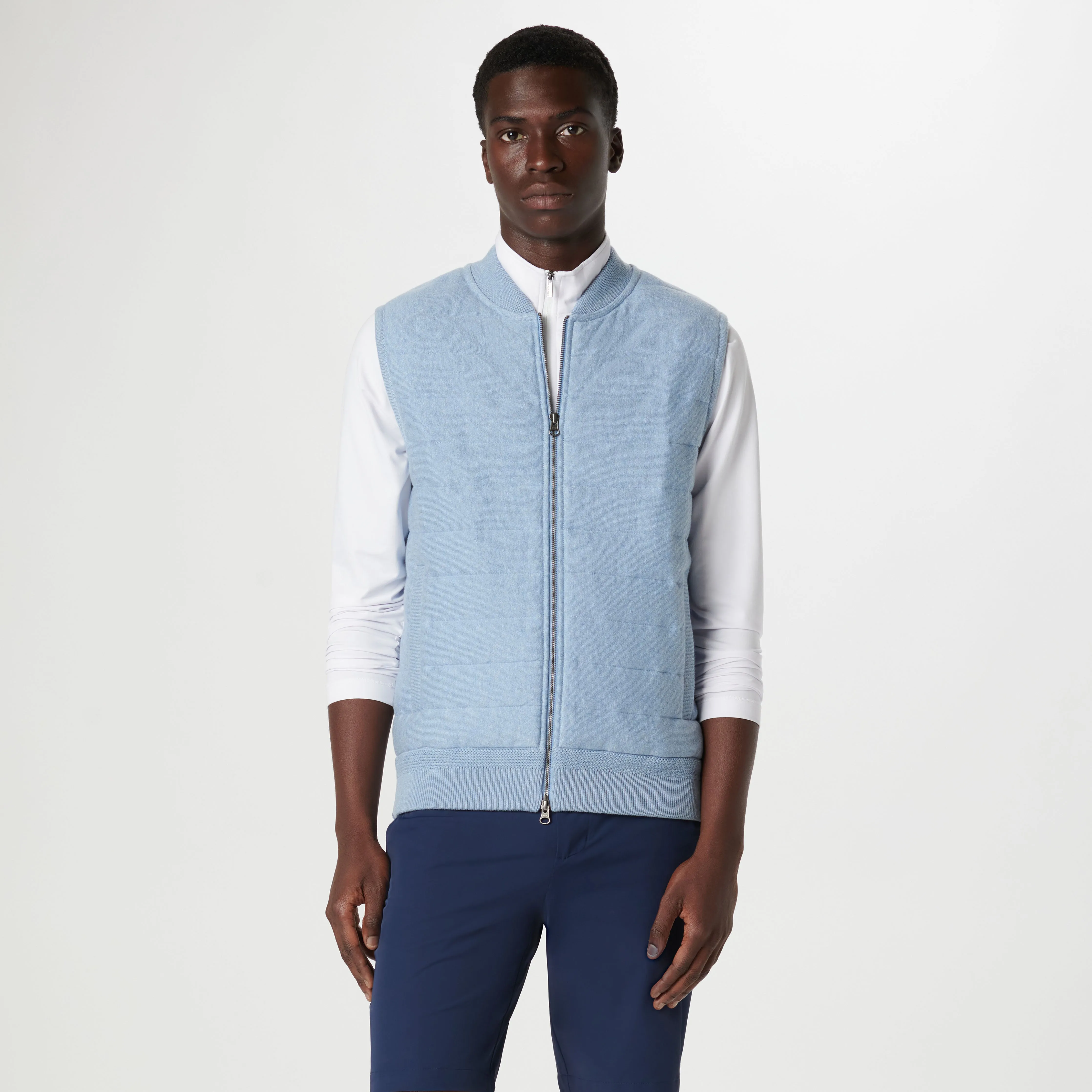 Full Zip Sweater Vest