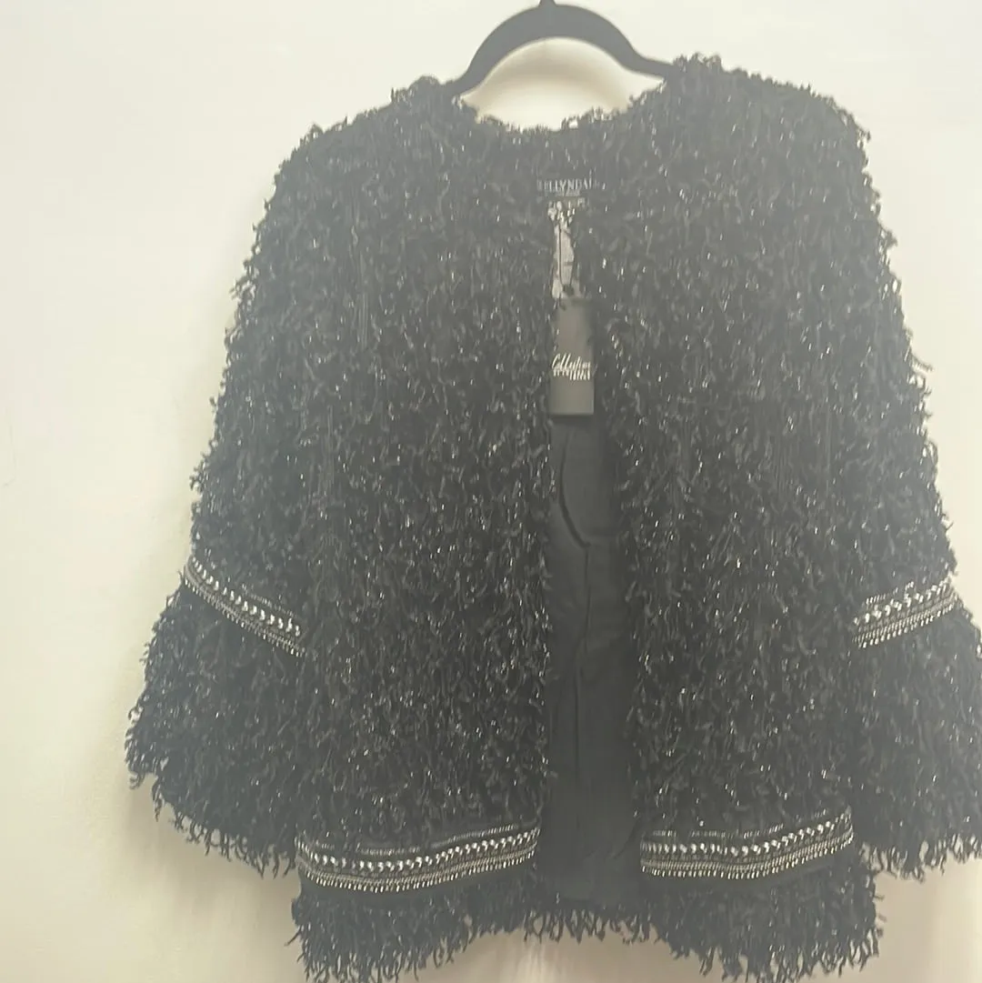 Fuzzy Black Jacket Women