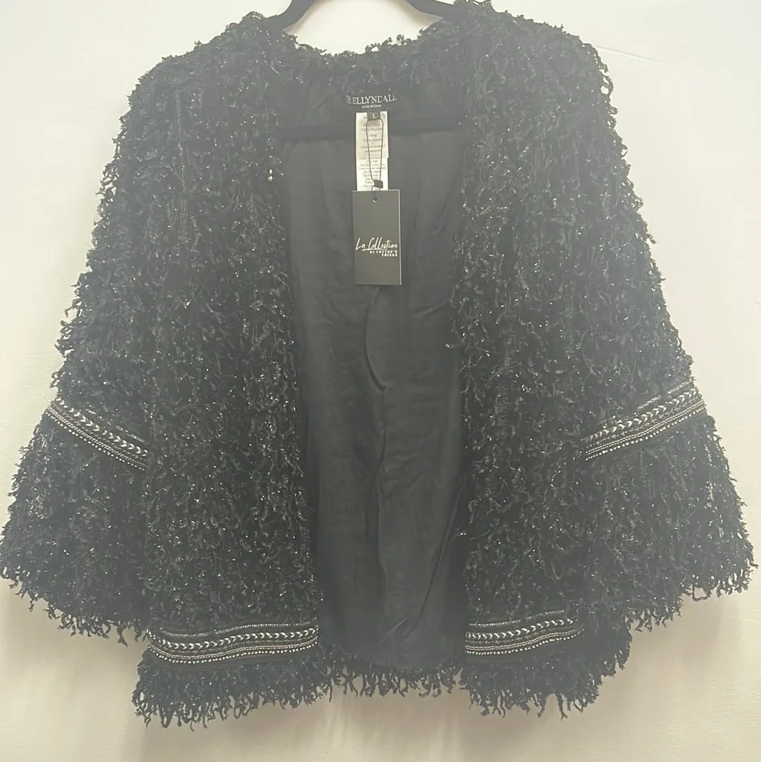 Fuzzy Black Jacket Women