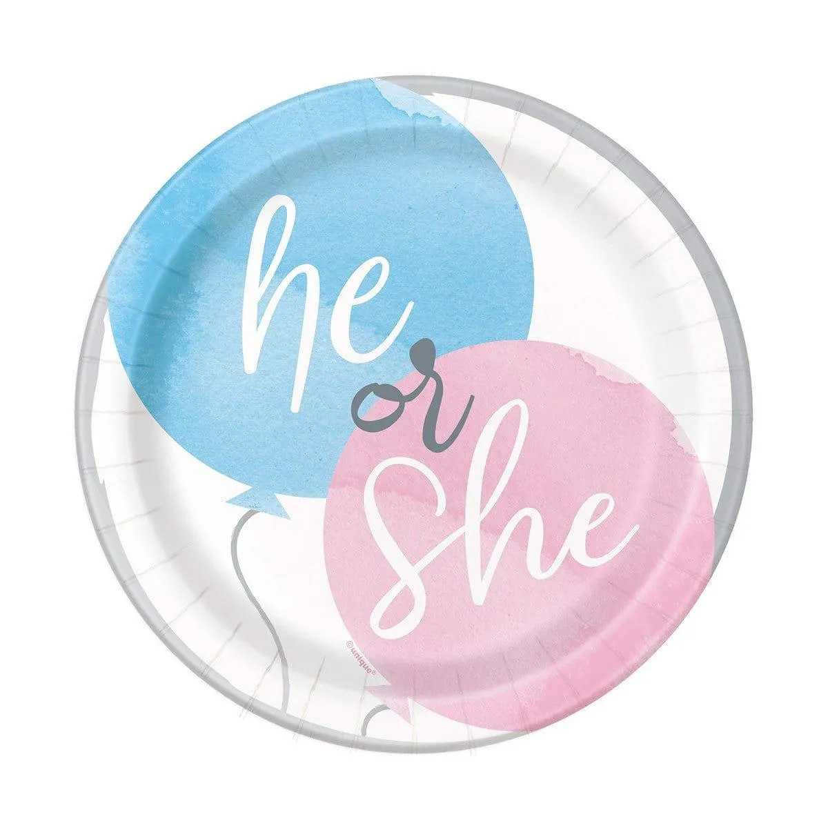 Gender Reveal - 7" Party Plates (8ct)