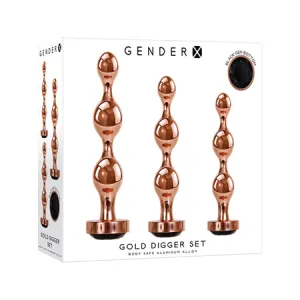 Gender X Gold Digger Set - Rose Gold/Black