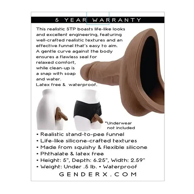 Gender X Silicone Stand To Pee