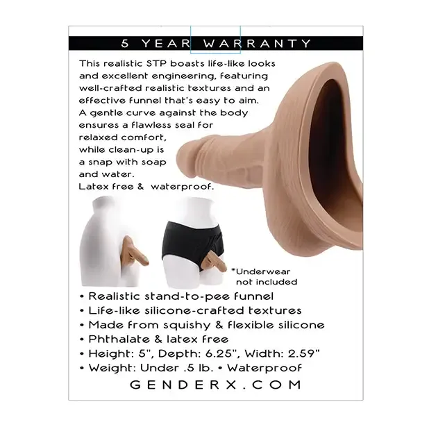 Gender X Silicone Stand To Pee