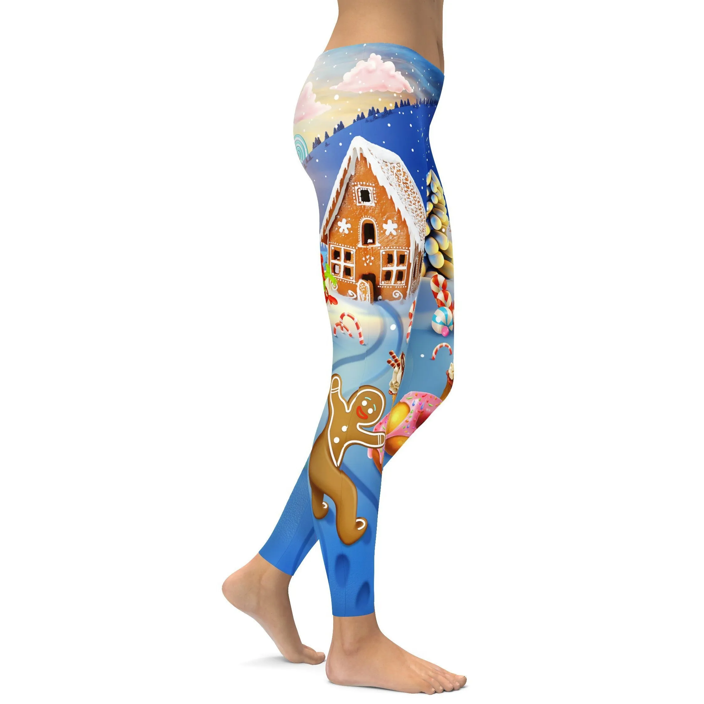 Gingerbread House Leggings