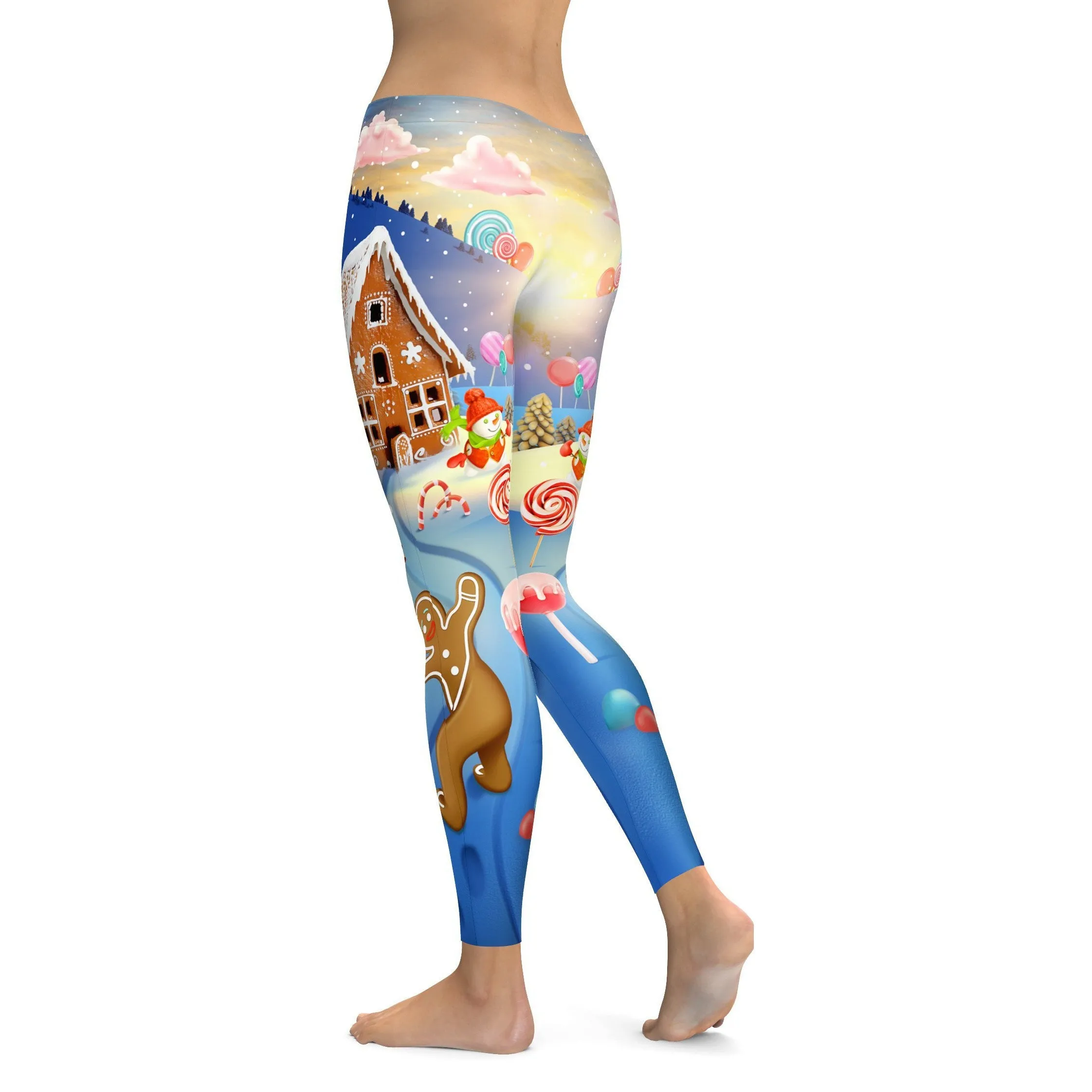 Gingerbread House Leggings