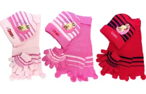 Girl's Scarf, Hat & Gloves Dream Moon Set (3-Piece Set)