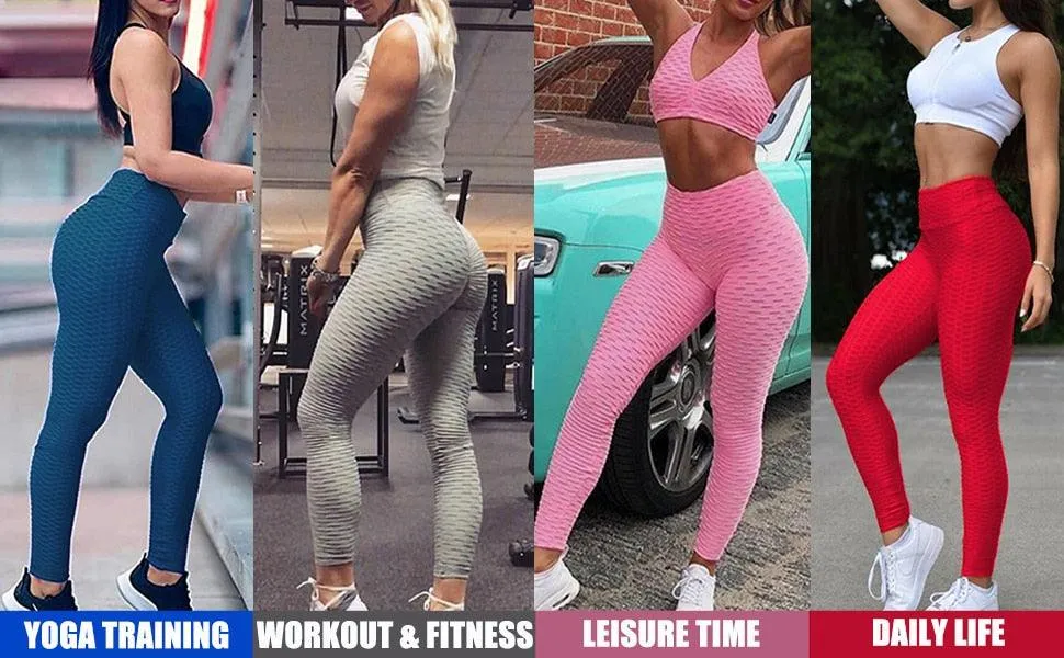 Gorgeous Push Up Leggings Women High Waist Leggings - Sport Women Fitness - Tummy Control Stretchy Workout Legging Sexy Booty Capris Mujer (2U24)(BAP)(TBL)