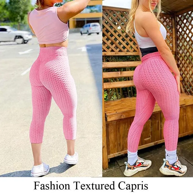 Gorgeous Push Up Leggings Women High Waist Leggings - Sport Women Fitness - Tummy Control Stretchy Workout Legging Sexy Booty Capris Mujer (2U24)(BAP)(TBL)