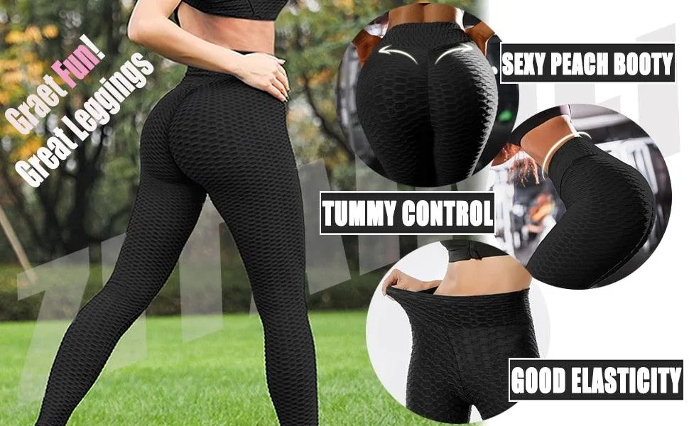 Gorgeous Push Up Leggings Women High Waist Leggings - Sport Women Fitness - Tummy Control Stretchy Workout Legging Sexy Booty Capris Mujer (2U24)(BAP)(TBL)