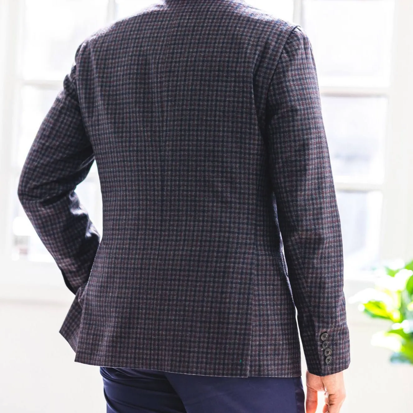 Grey Gun Check Sport Coat