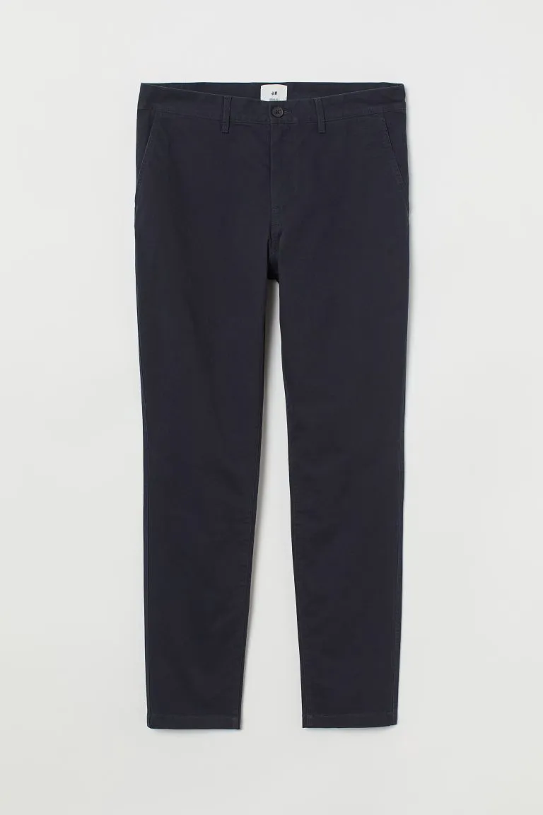 H&M Skinny Fit Cotton Chinos