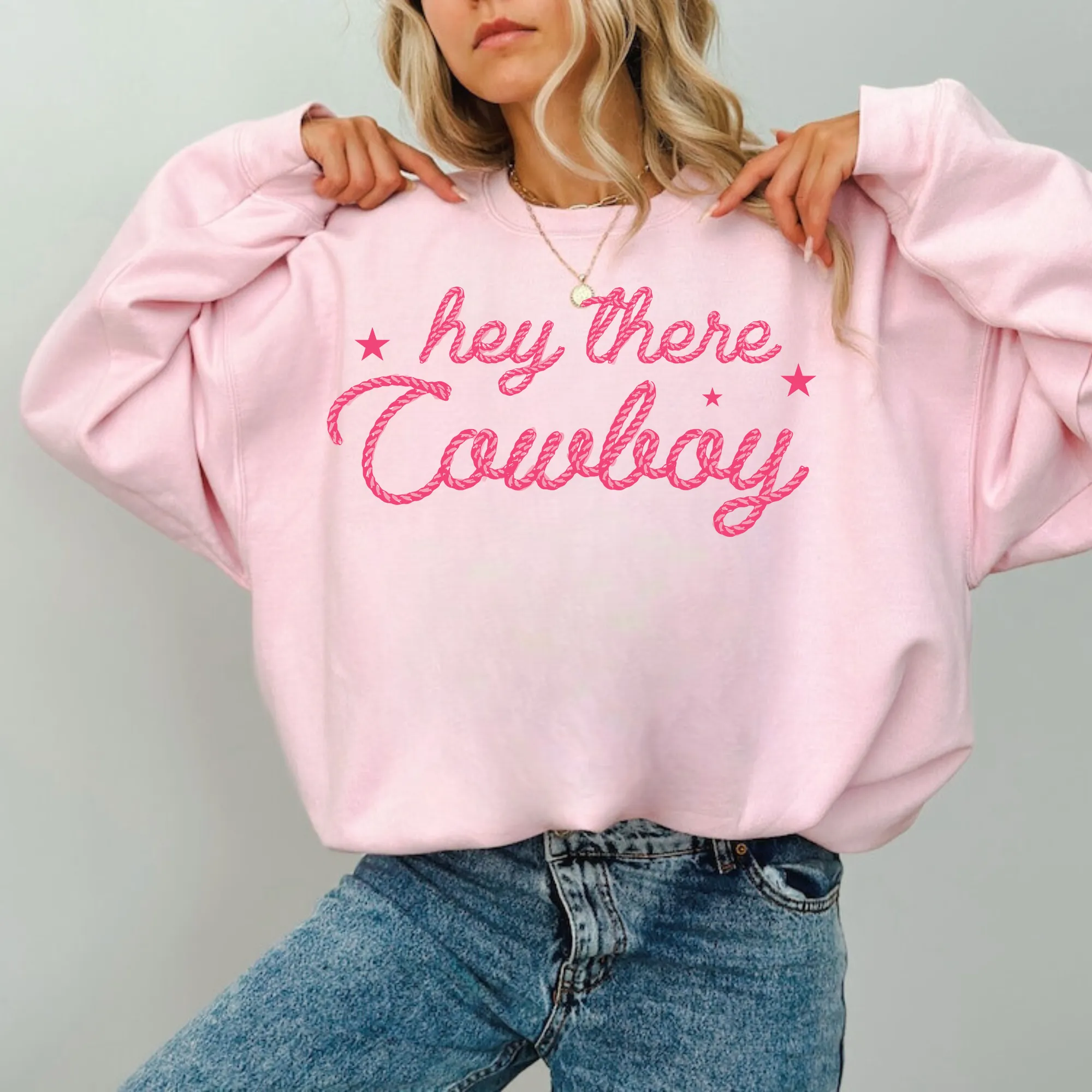 Hey There Cowboy Crewneck Sweatshirt