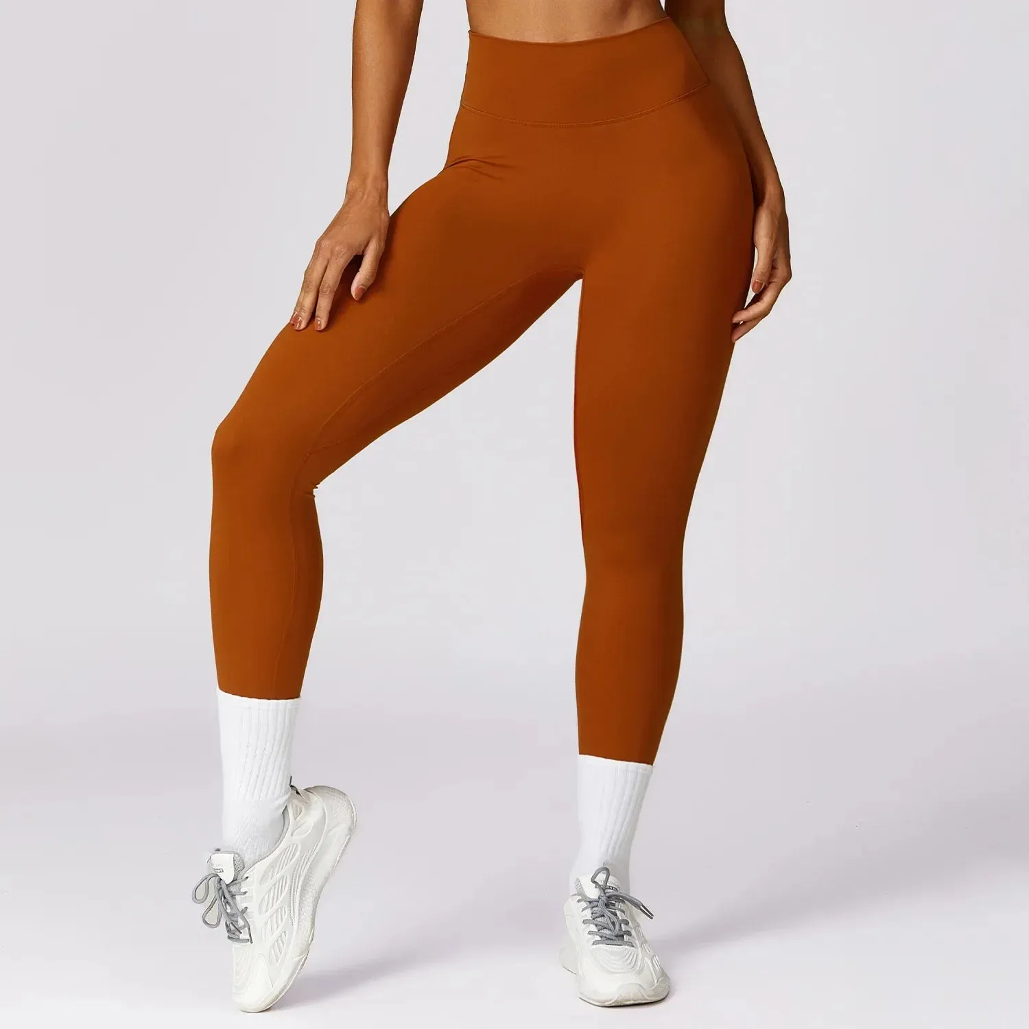 High Waist Compression Leggings for Women - Supportive Fitness Attire