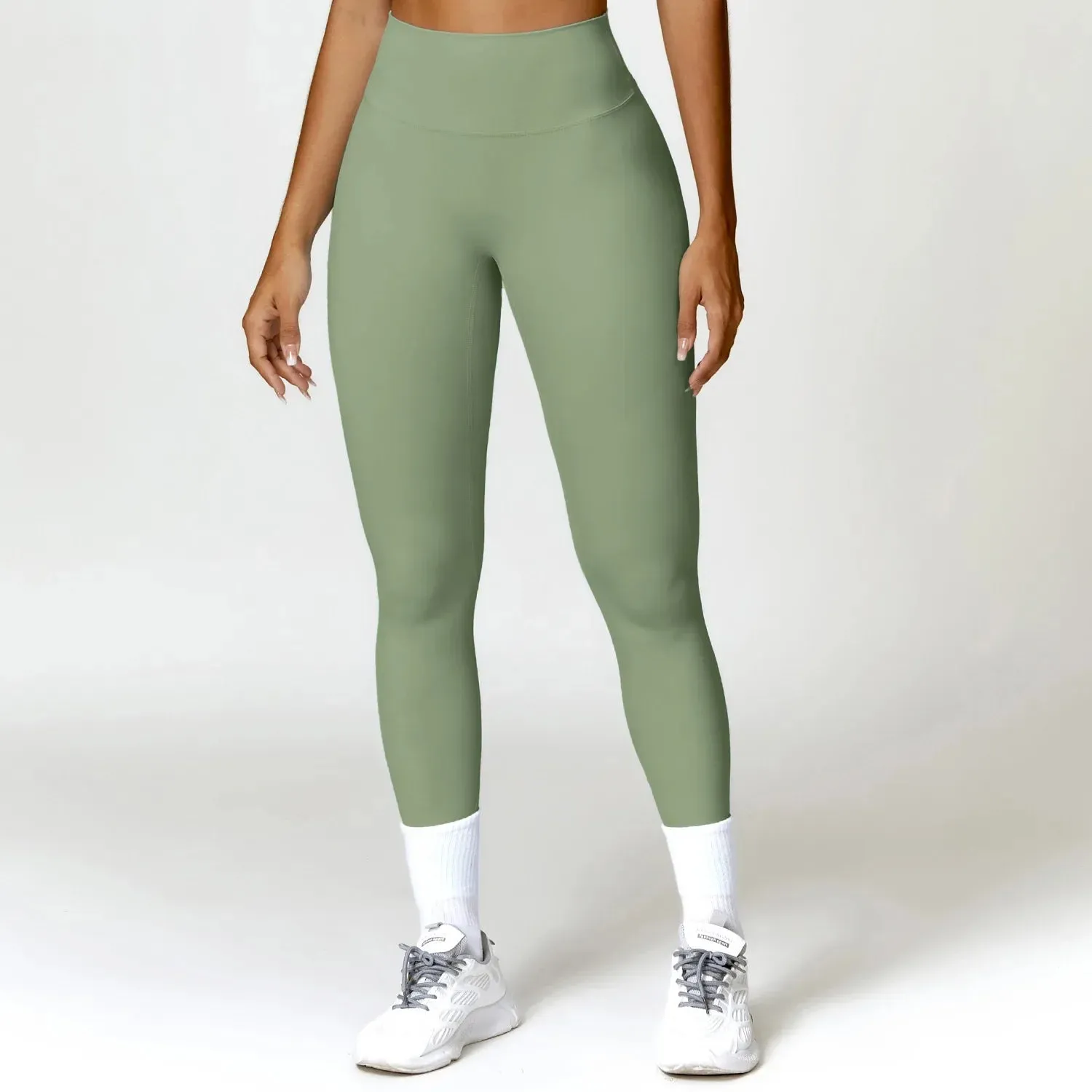 High Waist Compression Leggings for Women - Supportive Fitness Attire